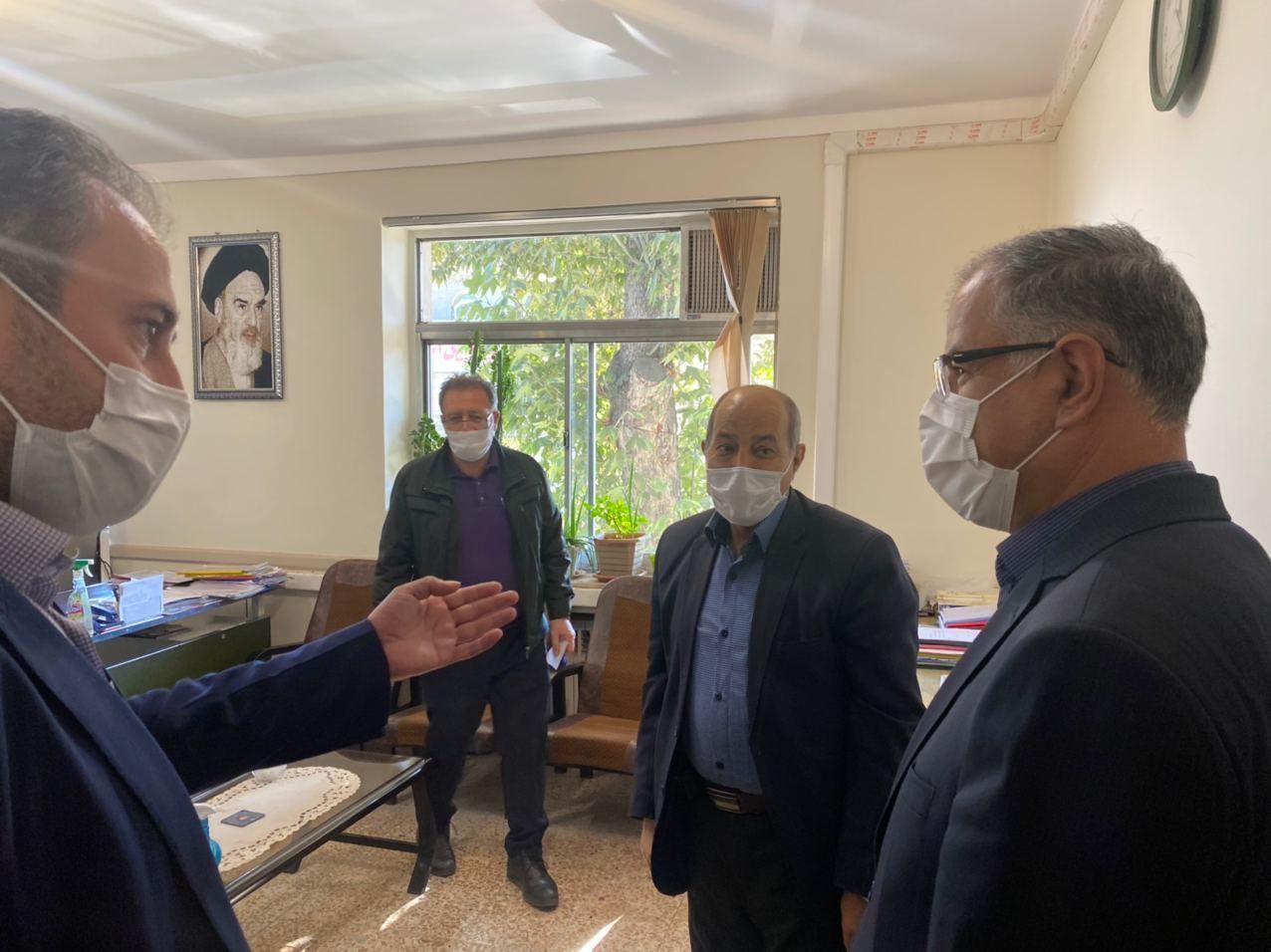 بازدید فرماندار شهرستان خوی از ادارات ورزش و جوانان، آب و فاضلاب و توزیع برق