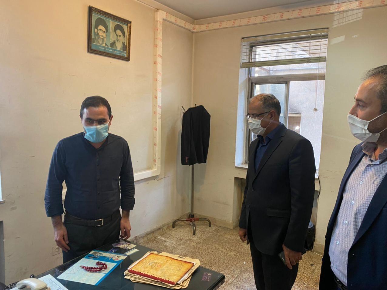 بازدید فرماندار شهرستان خوی از ادارات ورزش و جوانان، آب و فاضلاب و توزیع برق