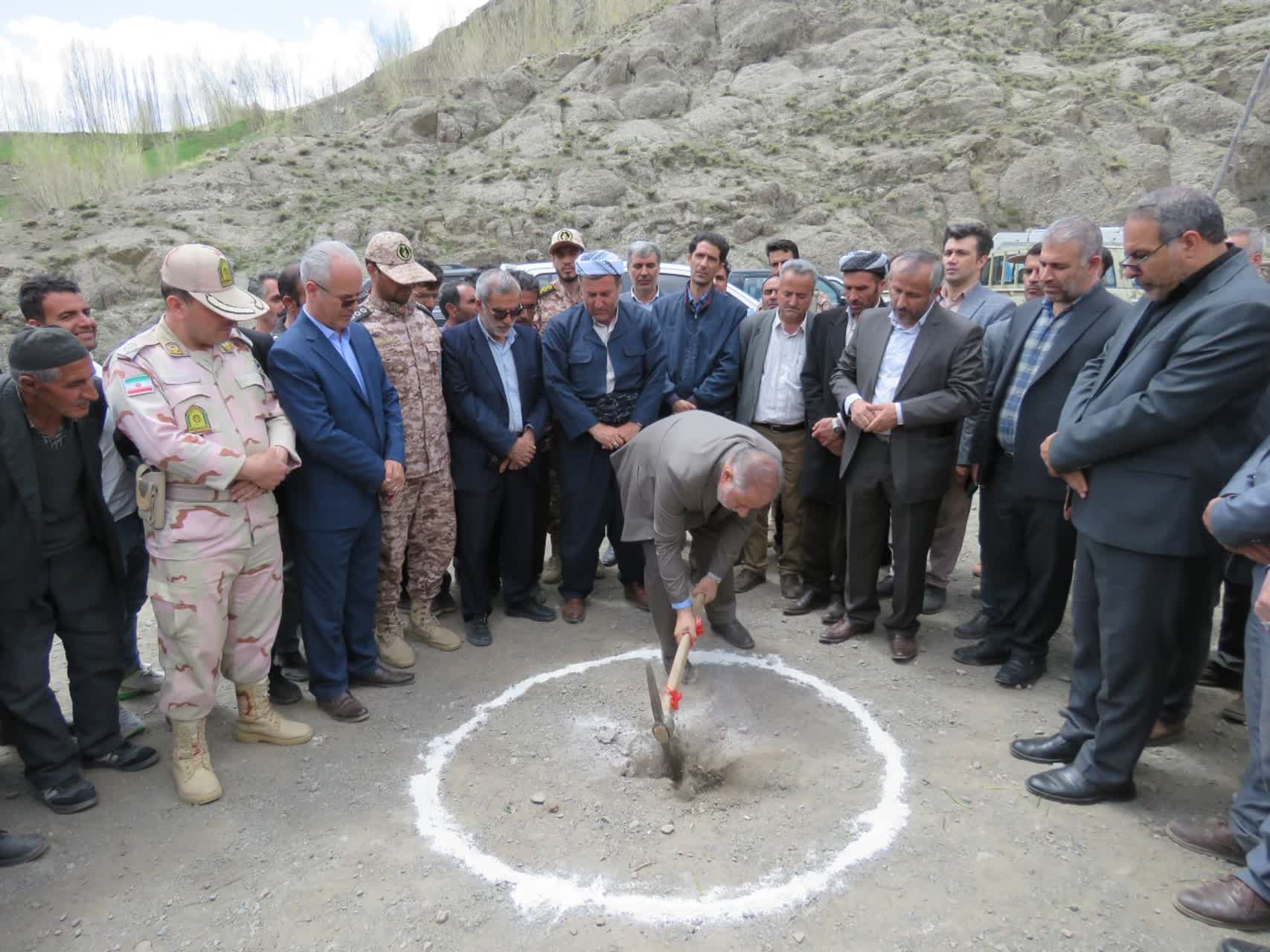 آغاز عملیات آبخیزداری در روستای گوگرد