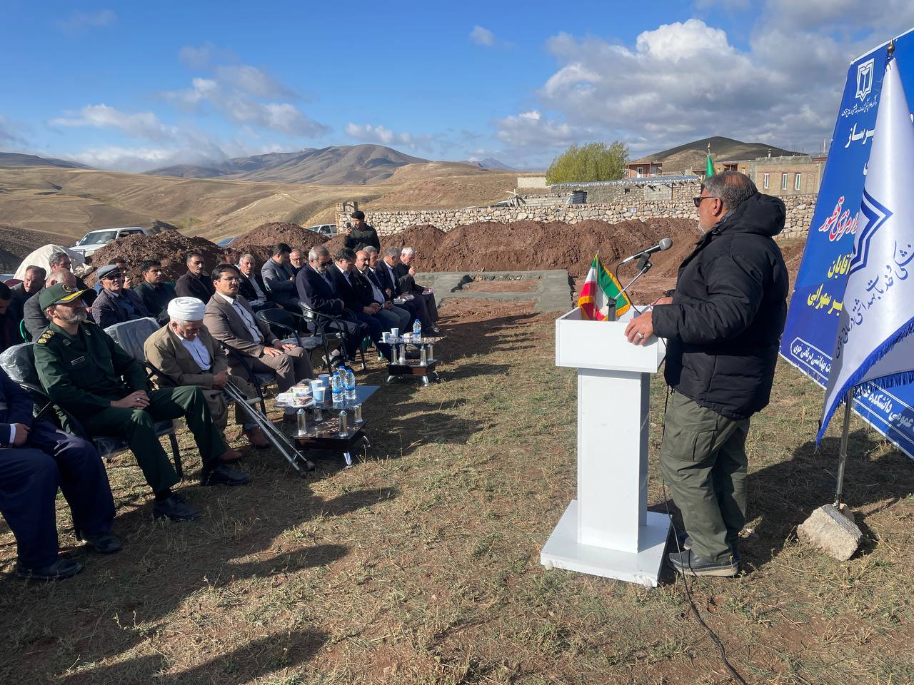 آغازساخت خانه بهداشت روستای هسته جوک خوی به همت خیران سلامت
