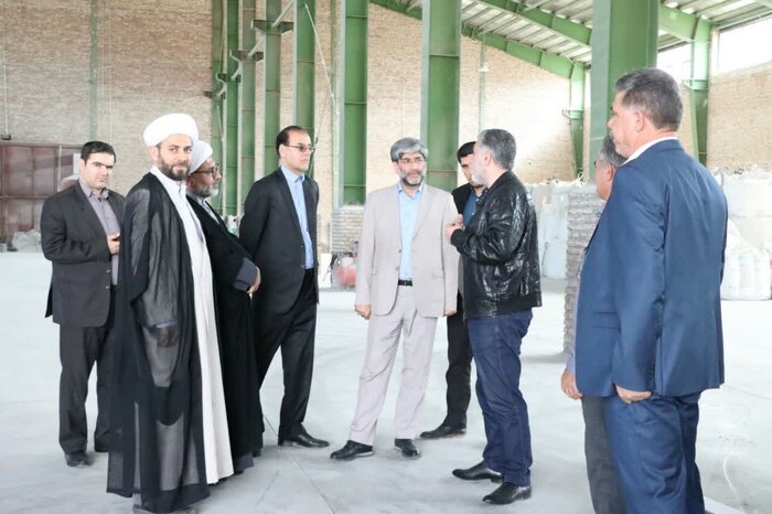 بازدید رییس دادگستری آذربایجانغربی از واحد تولیدی در خوی