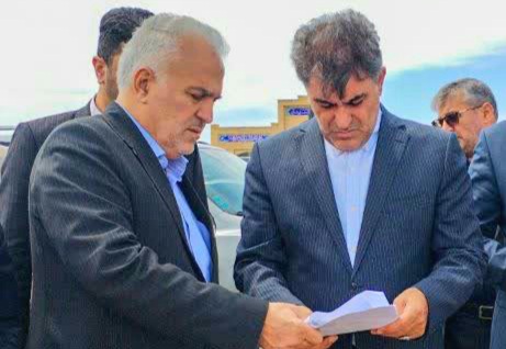 بازدید فرماندار خوی از سه راهی ایواوغلی و شهرک سرمایه گذاری خارجی