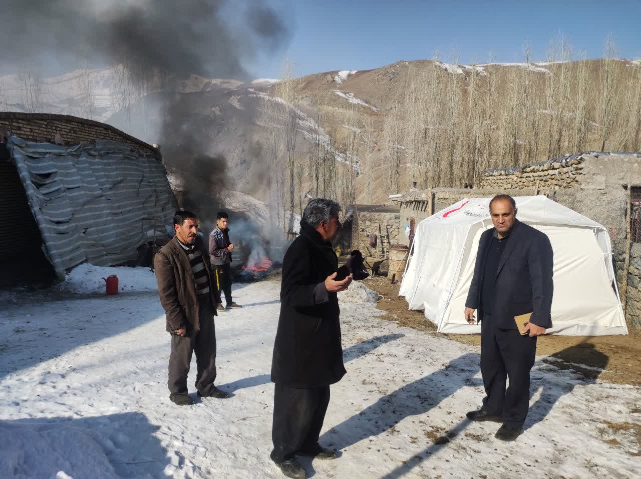 شش روز پس از زلزله بخش فیرورق خوی