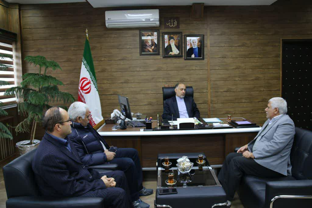 دیدار رئیس دپارتمان ورزش های سنتی و بازی های بومی محلی کشور با معاون استاندار و فرماندار ویژه شهرستان خوی