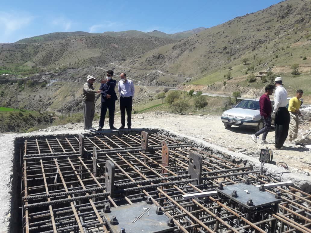 احداث پل یک دهانه 4متری در روستای شوریک