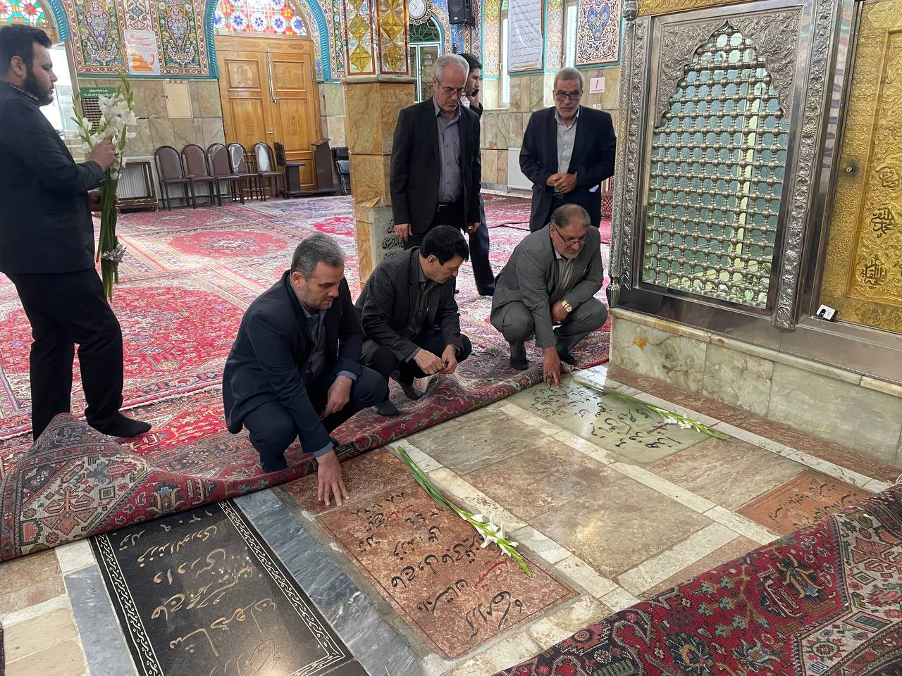 ادای احترام فرماندار خوی به اولین فرماندار شهید انقلاب اسلامی