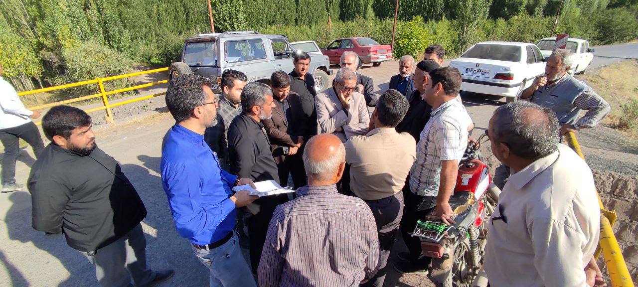 بازدید میدانی معاون هماهنگی امور عمرانی فرماندار خوی از روستای بدلان