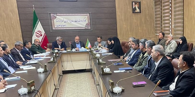 برگزاری جلسه کارگروه خدمات رسان و عمران شهری و روستایی شورای اداری شهرستان خوی