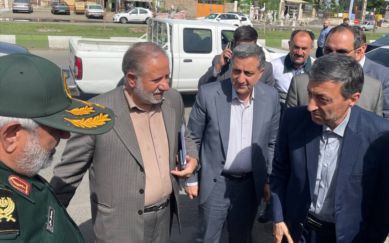 رئیس بنیاد مستضعفان کشو با استقبال فرماندار ویژه خوی  وارد خوی شد