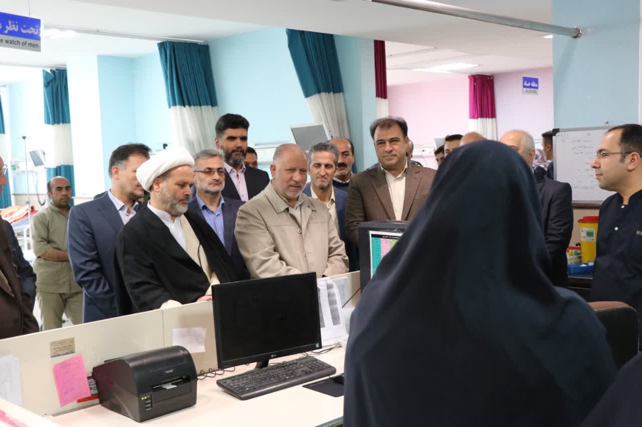 بازدید میدانی فرماندار خوی از بیمارستان آیت اله خویی