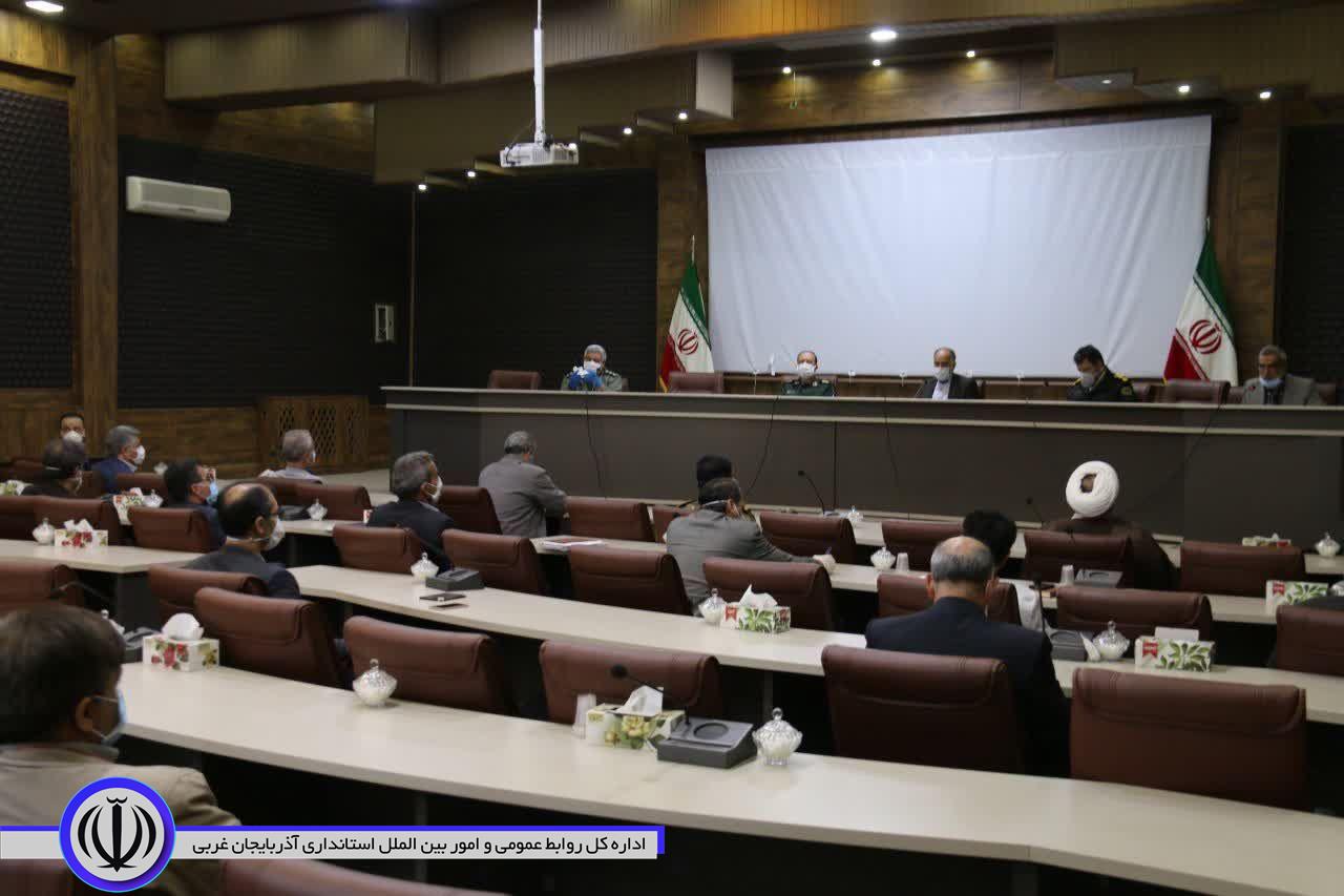 برگزاری جلسه ستاد پیشگیری از کرونا ویروس با حضور فرماندار شهرستان خوی و فرمانده سپاه شهدای استان آذربایجان غربی