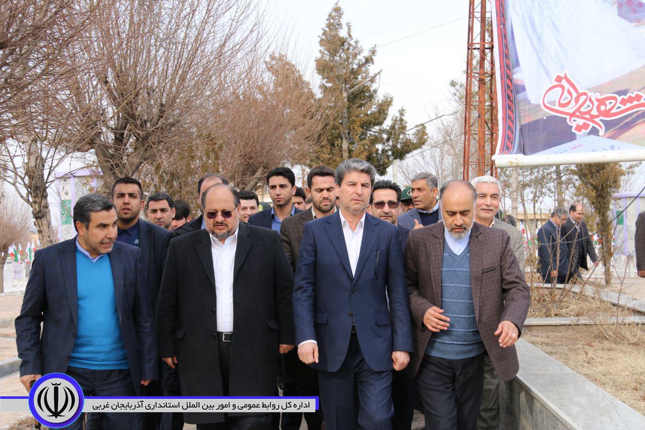 سفر وزیر تعاون، کار و رفاه اجتماعی و استاندار آذربایجان غربی به شهرستان خوی
