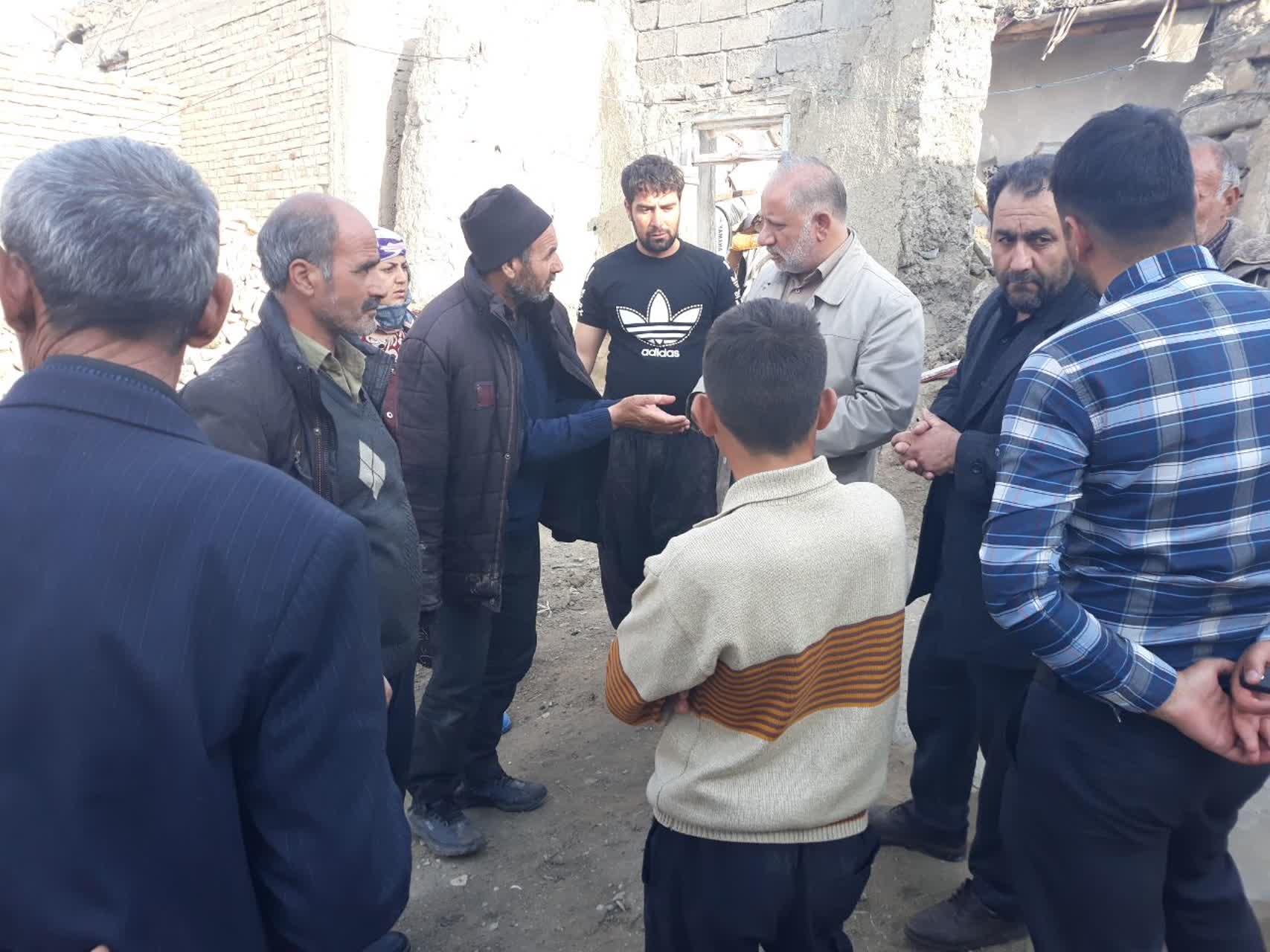 حضور میدانی و بازدید فرماندار خوی از روستای شوربلاغ