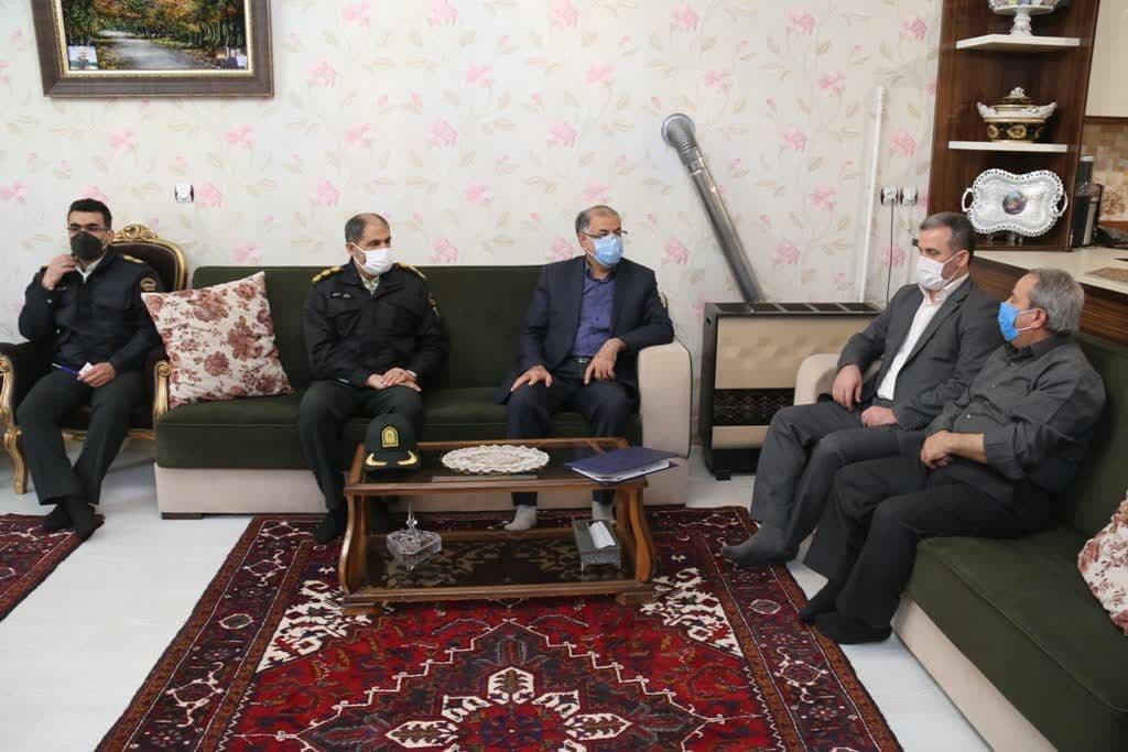 دیدار فرماندار ویژه شهرستان خوی با جانبازان بمناسبت ولادت حضرت ابوالفضل(ع) و روز جانباز