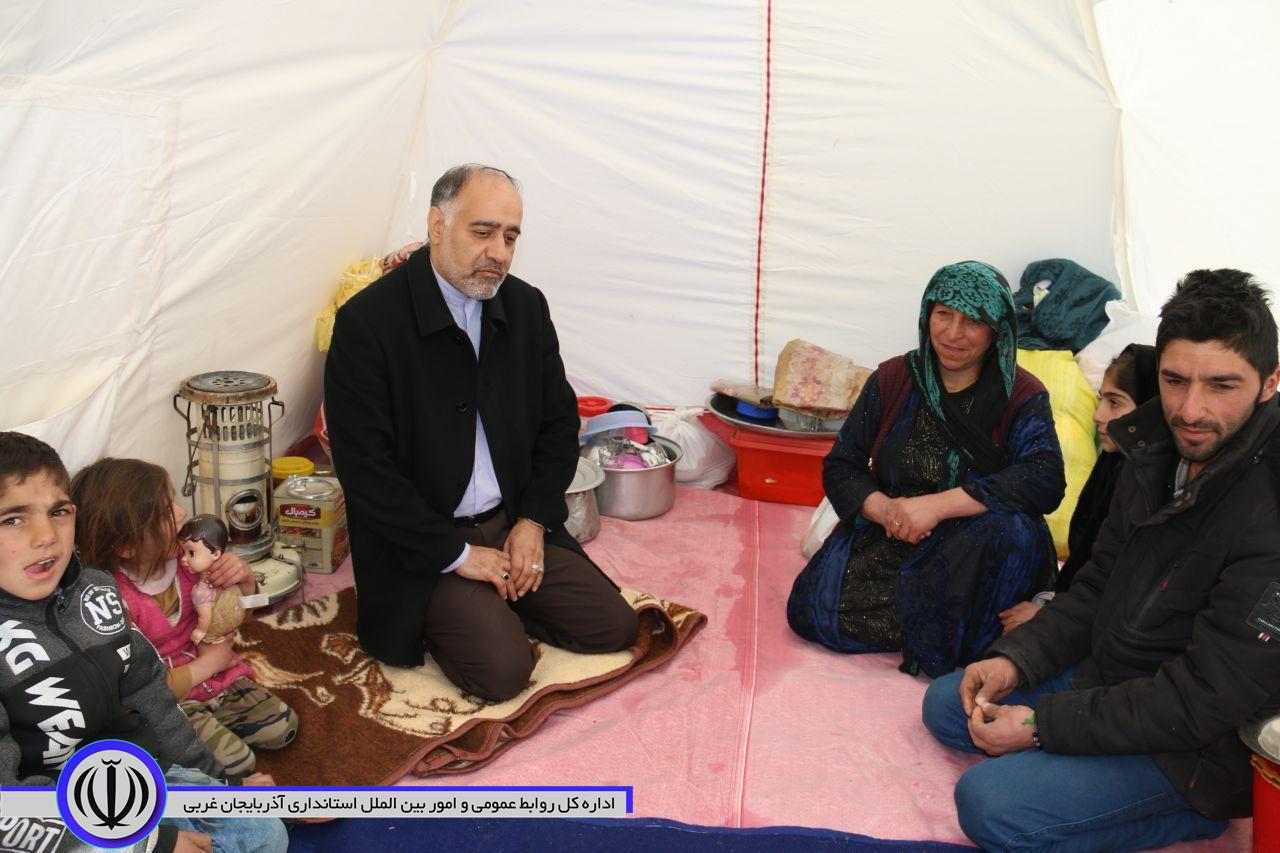 بازدید فرماندار شهرستان خوی از روستاهای قطور