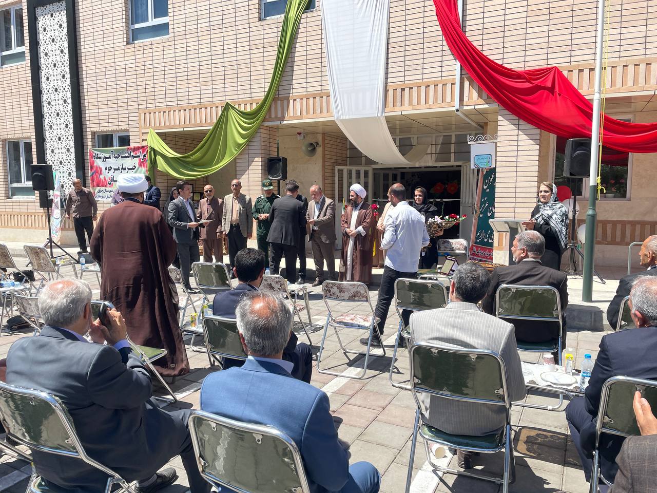 افتتاح مدرسه خیرساز مشارکتی 12 کلاسه مرحوم علی شقاقی در خوی