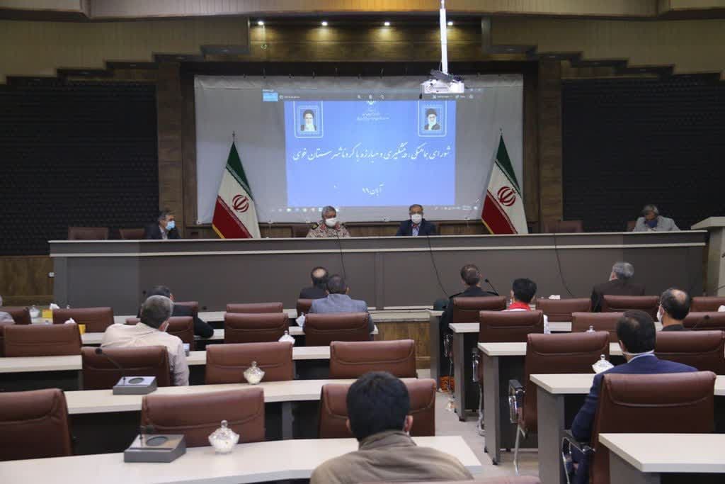 برگزاری سی و هشتمین جلسه شورای هماهنگی، پیشگیری و مبارزه با کرونا شهرستان خوی