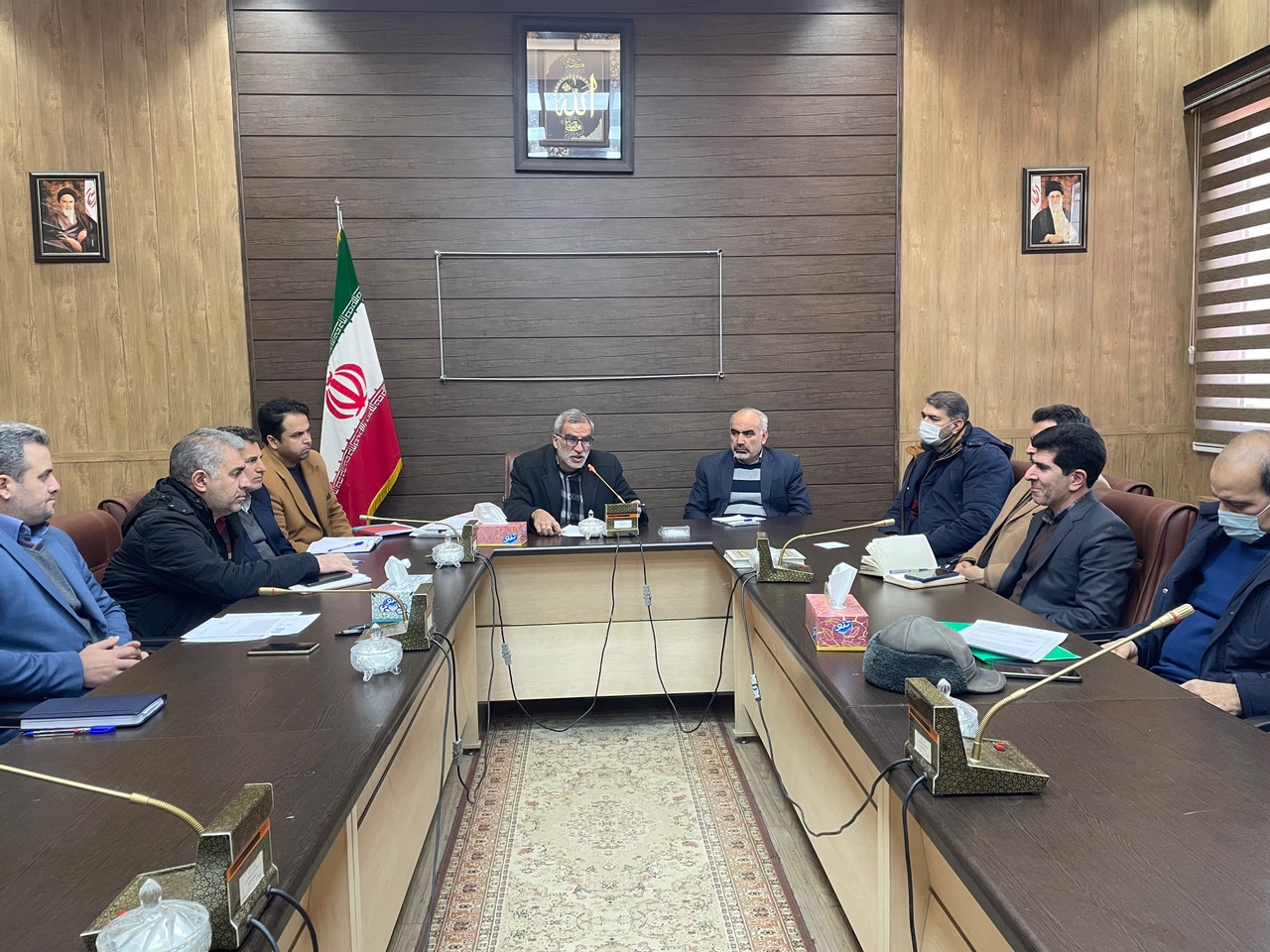برگزاری جلسه کارگروه خدمات رسان و عمران شهری و روستایی شواری اداری خوی