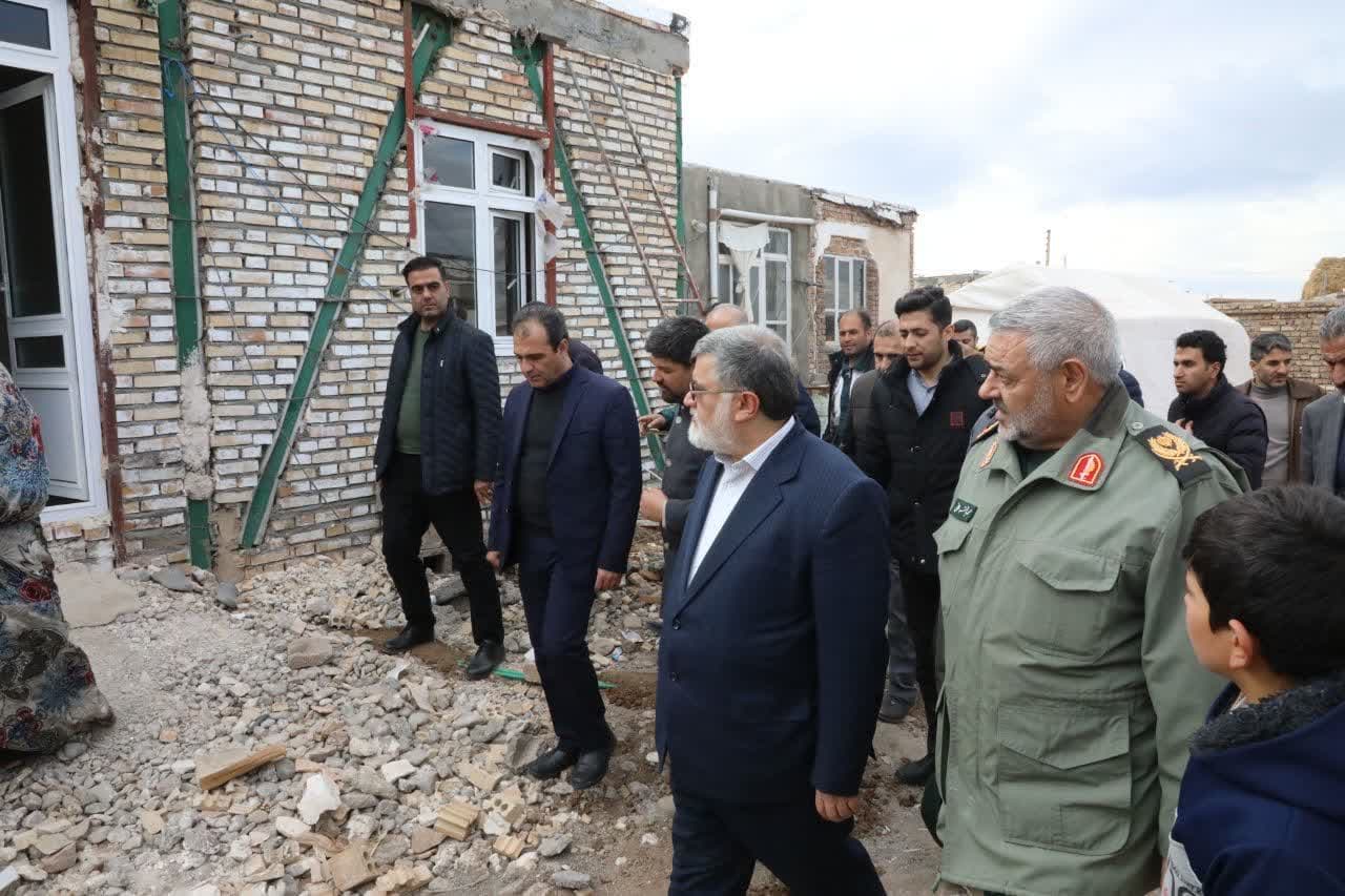 آلبوم تصویری / بازدید استاندار آذربایجانغربی از روند بازسازی مناطق زلزله زده شهرستان خوی