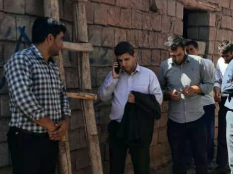 بازدید بخشدار فیرورق از روستای قریس