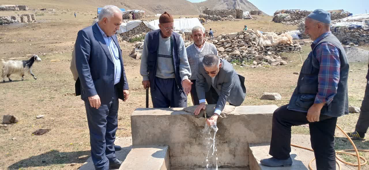 بازدید سرپرست فرمانداری ویژه خوی از پروژههای عمرانی مناطق عشایری شهرستان