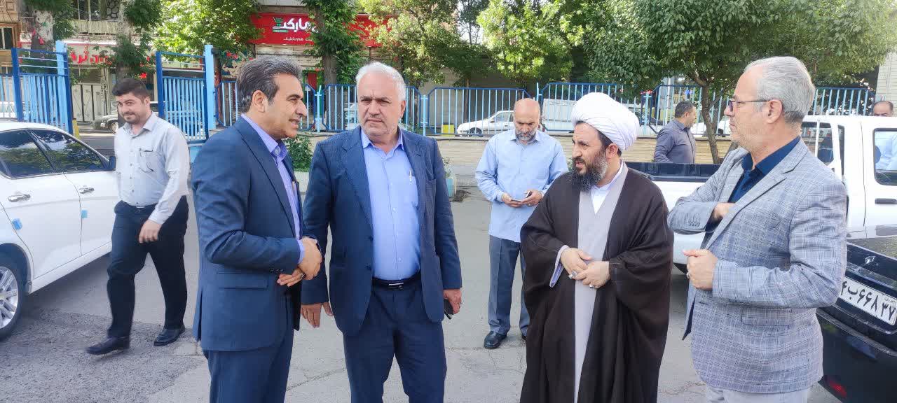 بازدید امام جمعه و فرماندار خوی از شرکت آب و فاضلاب در هفته صرفهجویی