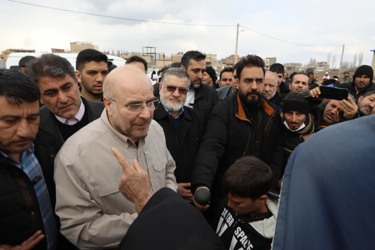 آلبوم تصویری / بازدید رئیس مجلس و استاندار آذربایجانغربی از مناطق زلزله زده شهرستان خوی