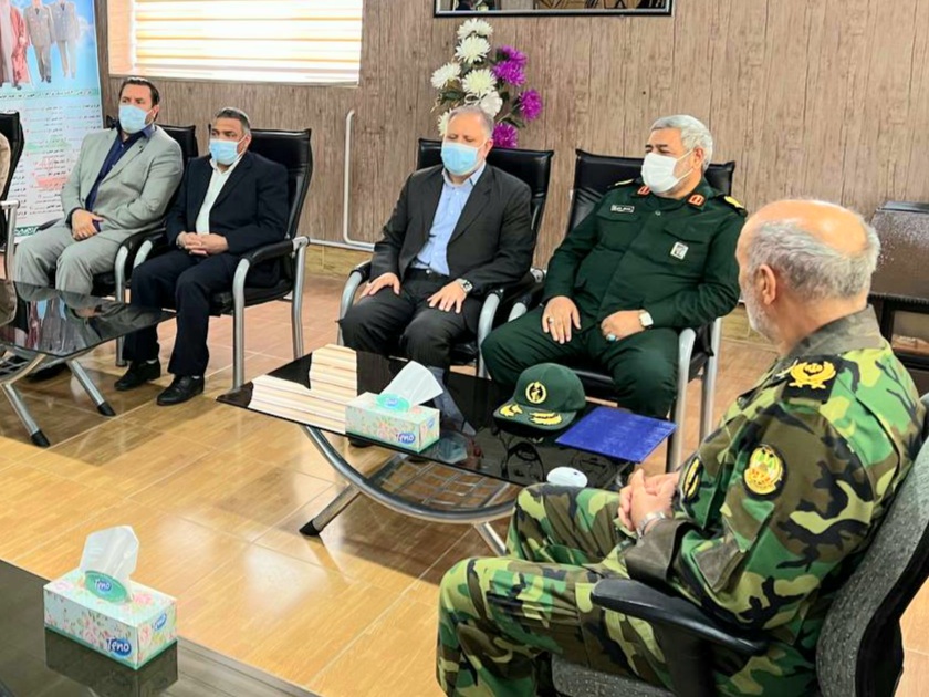 دیدار فرماندار شهرستان خوی با فرمانده تیپ 264 ارتش