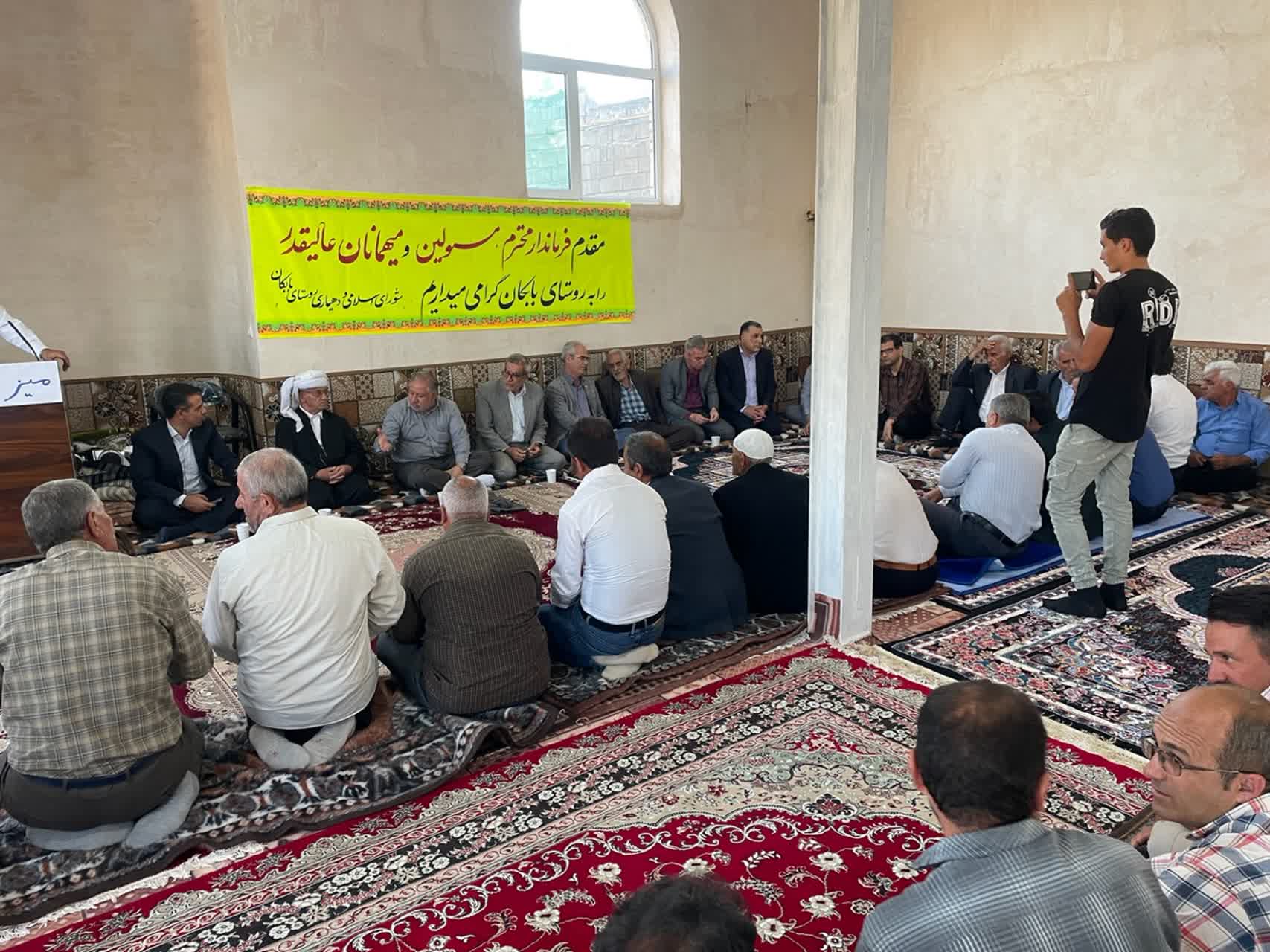 بررسی مسایل و مشکلات روستای بابکان