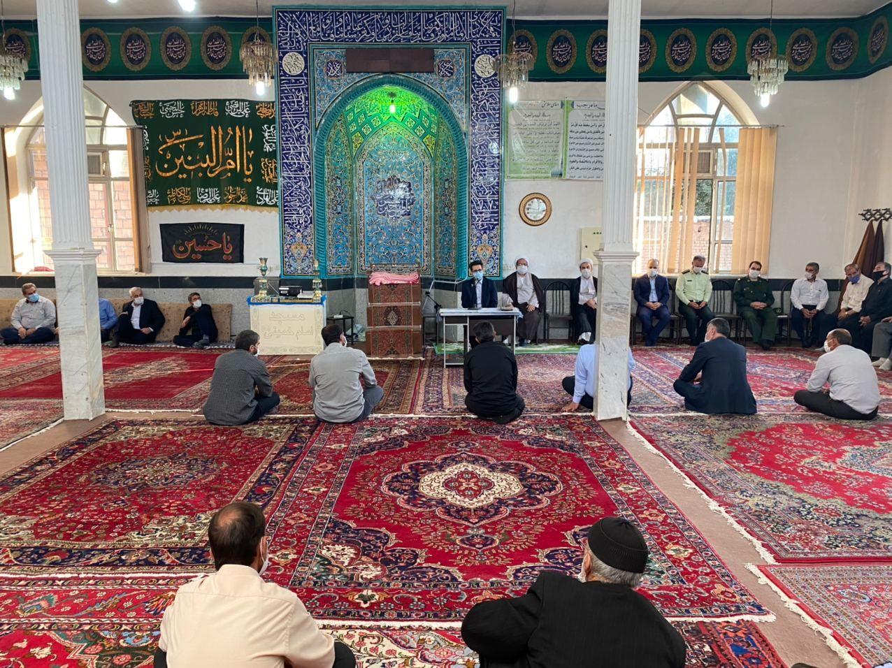 برگزاری جلسه توجیهی هیآت های عزاداری بخش فیرورق باحضور سرپرست فرمانداری شهرستان خوی