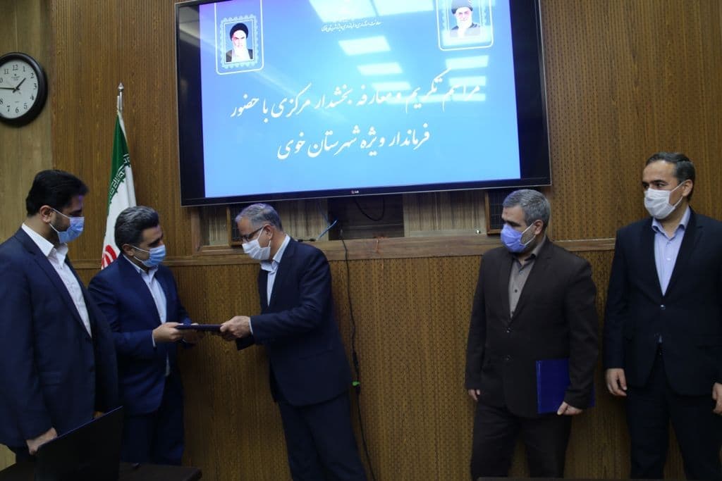 برگزاری مراسم تکریم و معارفه بخشدار مرکزی شهرستان خوی