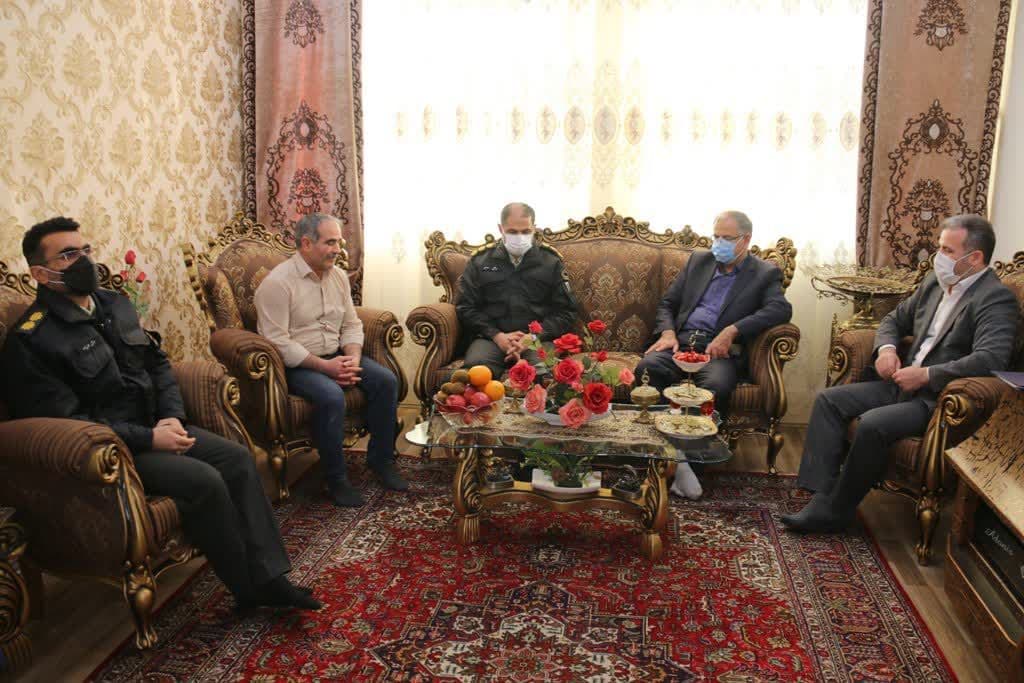 دیدار فرماندار ویژه شهرستان خوی با جانبازان بمناسبت ولادت حضرت ابوالفضل(ع) و روز جانباز