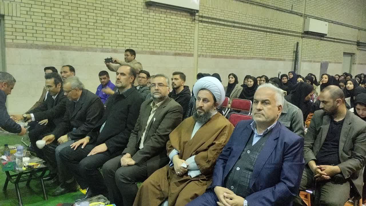 حضور فرماندار ویژه خوی در آیین گرامیداشت روز دانشجو در  دانشگاه فرهنگیان خوی