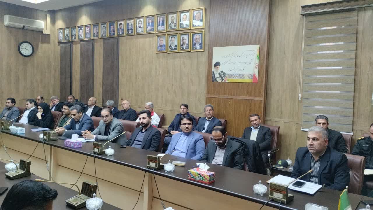 جلسه ستاد مدیریت بحران شهرستان برگزار شد