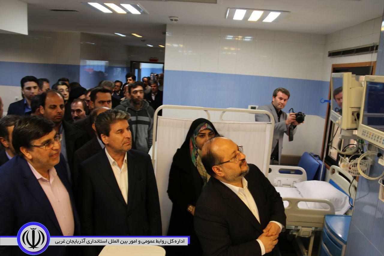 در هفتمین روز از دهه مبارک فجر : افتتاح بیمارستان 32 تخت خوابی تامین اجتماعی توسط دکتر شریعتمداری وزیر تعاون، کار و رفاه اجتماعی