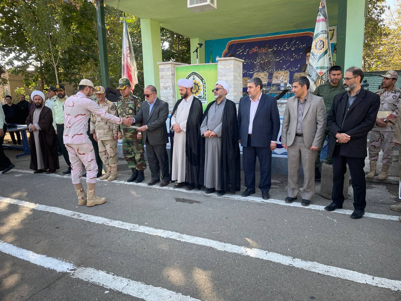 برگزاری مراسم صبحگاه مشترک نیروهای مسلح در خوی