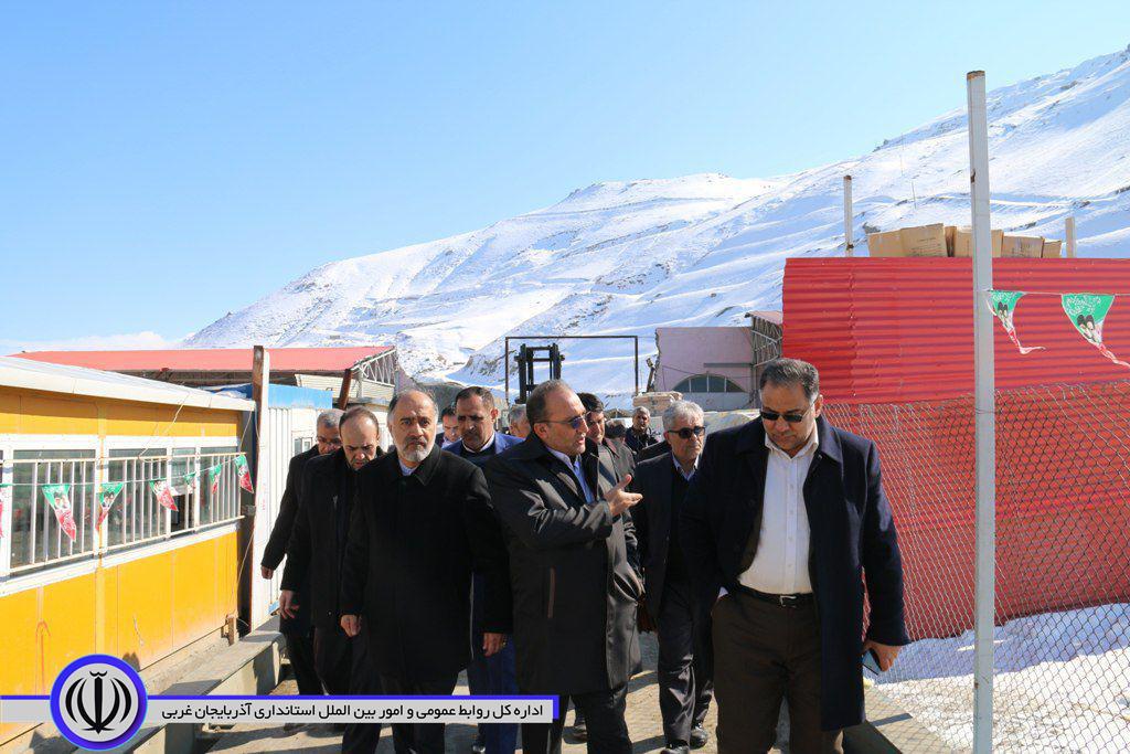بازدید معاون هماهنگی امور اقتصادی و توسعه منابع استانداری آذربایجان غربی از مرز رازی خوی