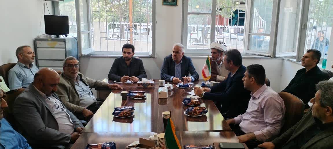 بررسی مسائل و مشکلات بخش فیرورق با حضور سرپرست فرمانداری خوی