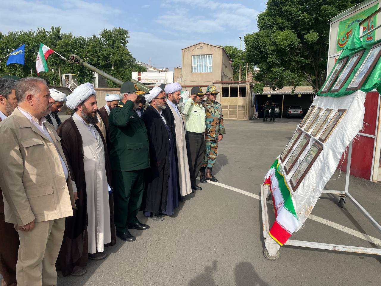 برگزاری صبحگاه مشترک نیروهای مسلح مستقر در خوی