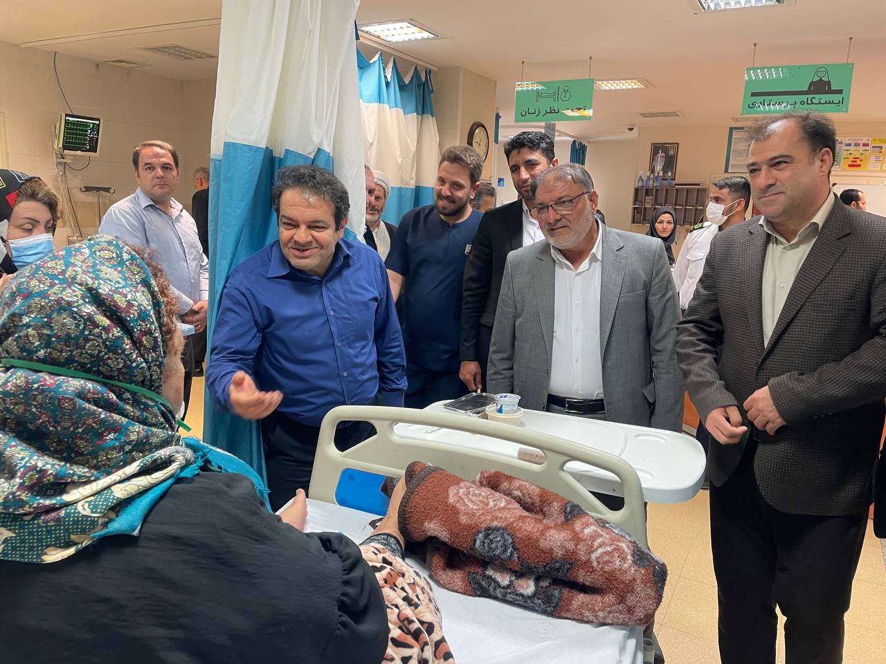 بازدید فرماندار خوی از بیمارستان امام خمینی (ره)
