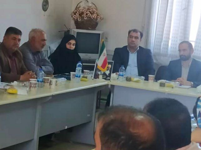 بازدید بخشدار صفائیه از درمانگاه جامع شهر زرآباد