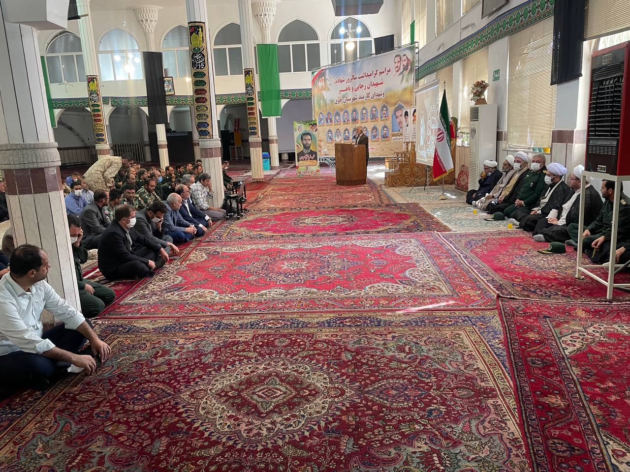 برگزاری مراسم گرامیداشت شهیدان رجایی و باهنر و شهدای کارمند خوی