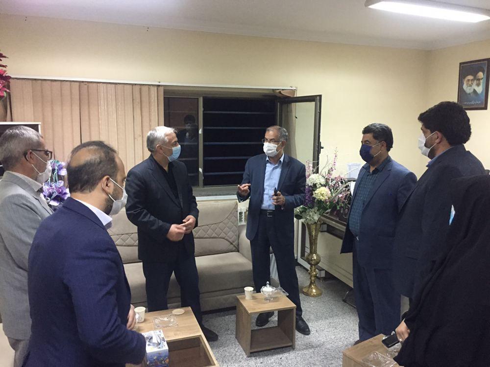 بازدید معاون استاندار و فرماندار ویژه شعرستان خوی از بخشداری فیرورق
