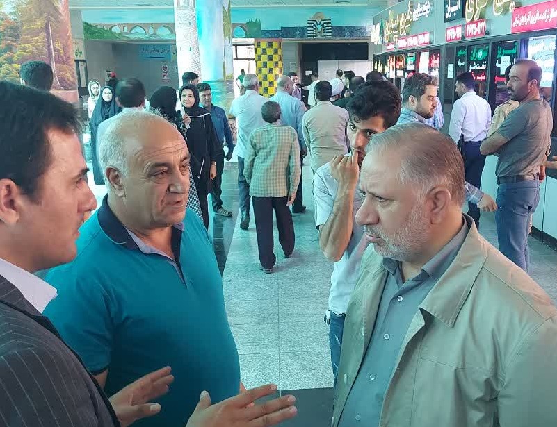 بازدید فرماندار از پایانه مسافربری شهید درستی خوی