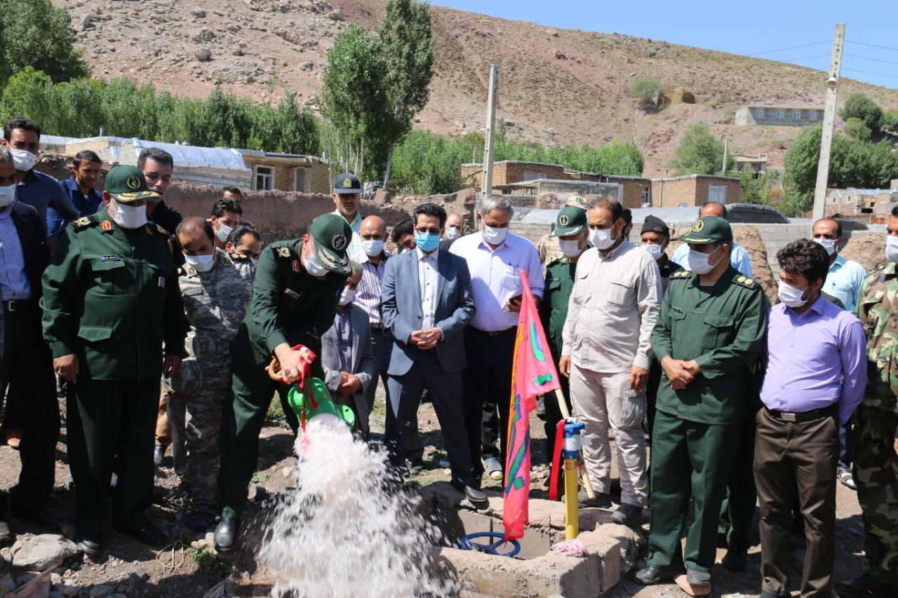 افتتاح پروژه آبرسانی به بخش کشاورزی در روستای گرمدرق شهرستان خوی