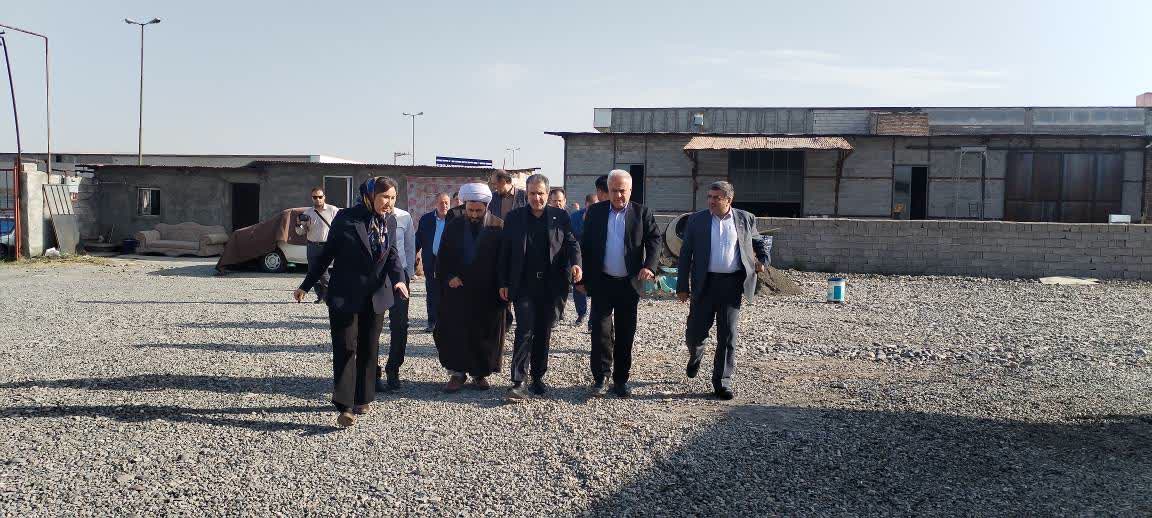 سفر معاون وزیر و مدیرعامل سازمان صنایع کوچک و شهرکهای صنعتی ایران به شهرستان خوی
