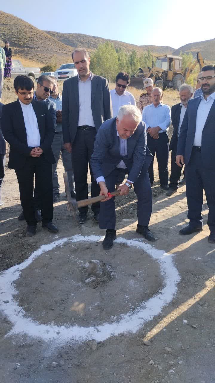 کلنگزنی پروژه آبرسانی روستای قشلاق تاریمیش قطور