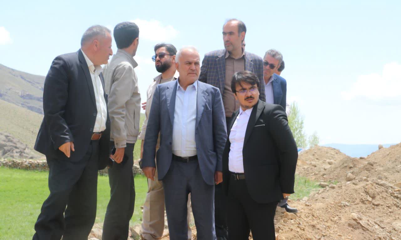بازدید میدانی سرپرست فرمانداری خوی از پروژههای عمرانی بخش قطور