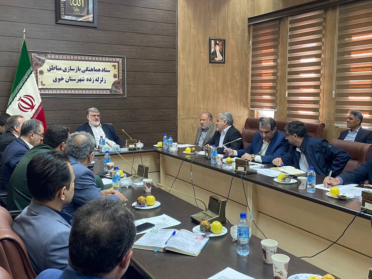 آلبوم تصویری/ برگزاری جلسه ستاد بازسازی مناطق زلزلهزده خوی به ریاست استاندار آذربایجانغربی