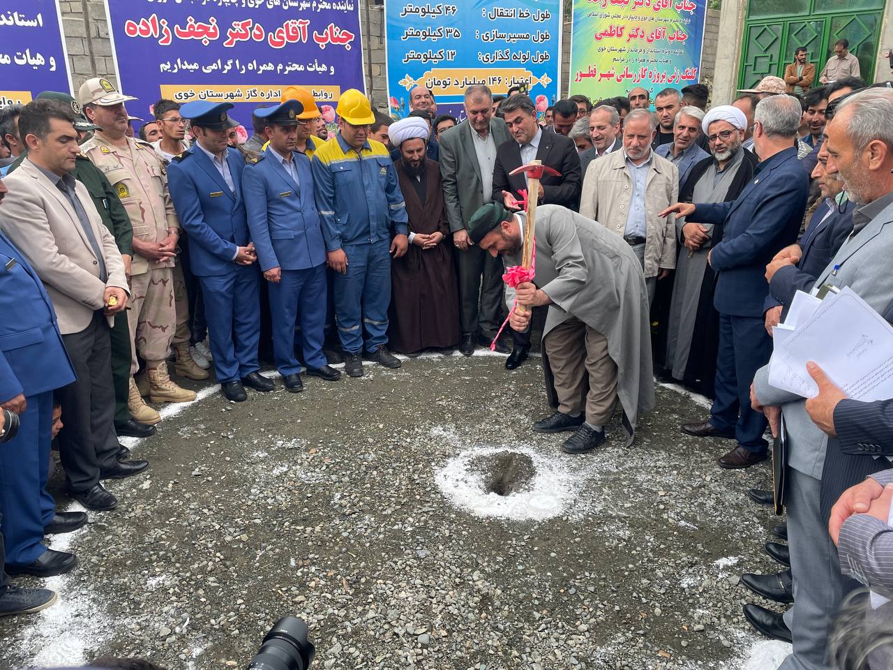 آغاز عملیات اجرایی گازرسانی شهر قطور